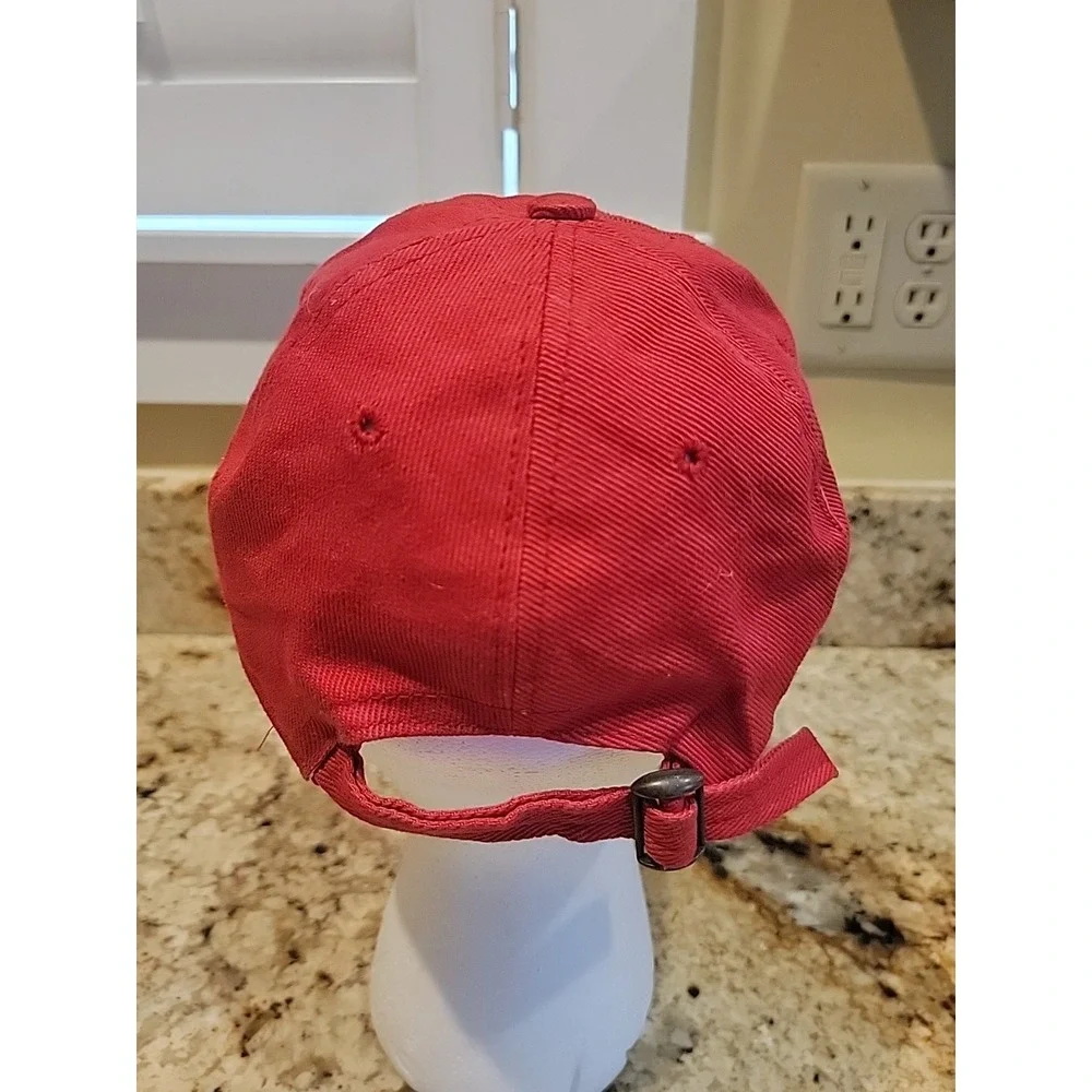 Señor Frogs Cancun Mexico Red Hat  Adjustable Strap Back One Size Vintage